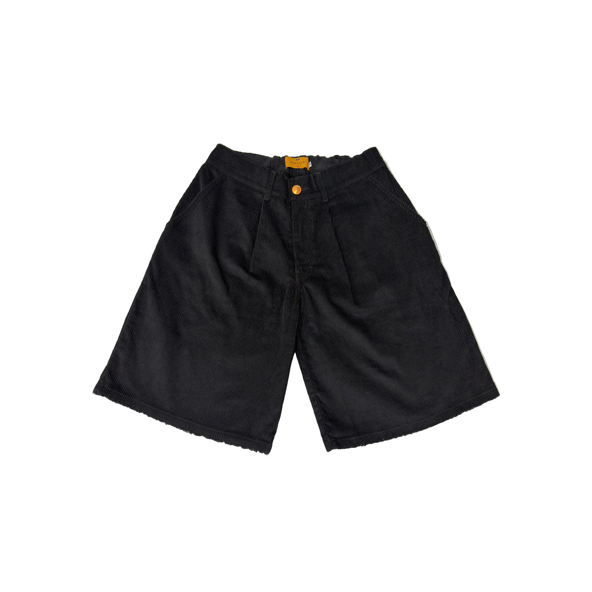 Corduroy Long Short Black