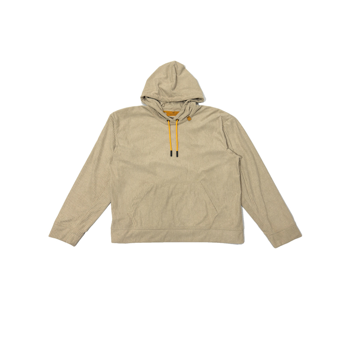 Loose Corduroy Hoodie Camel