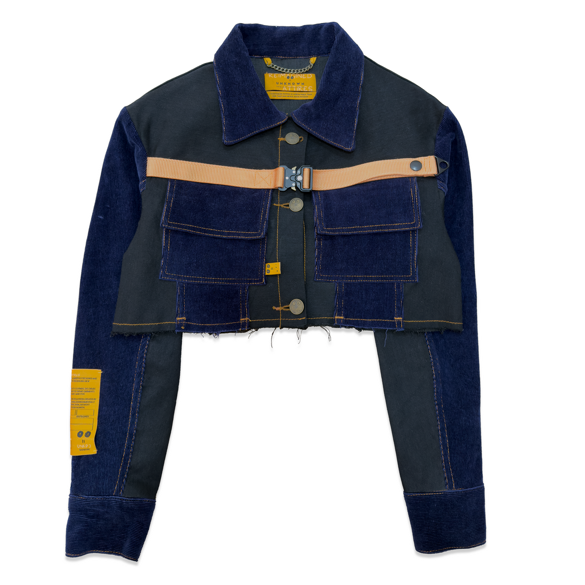 RA CORDUROY B. CROPPED JACKET PURPLE