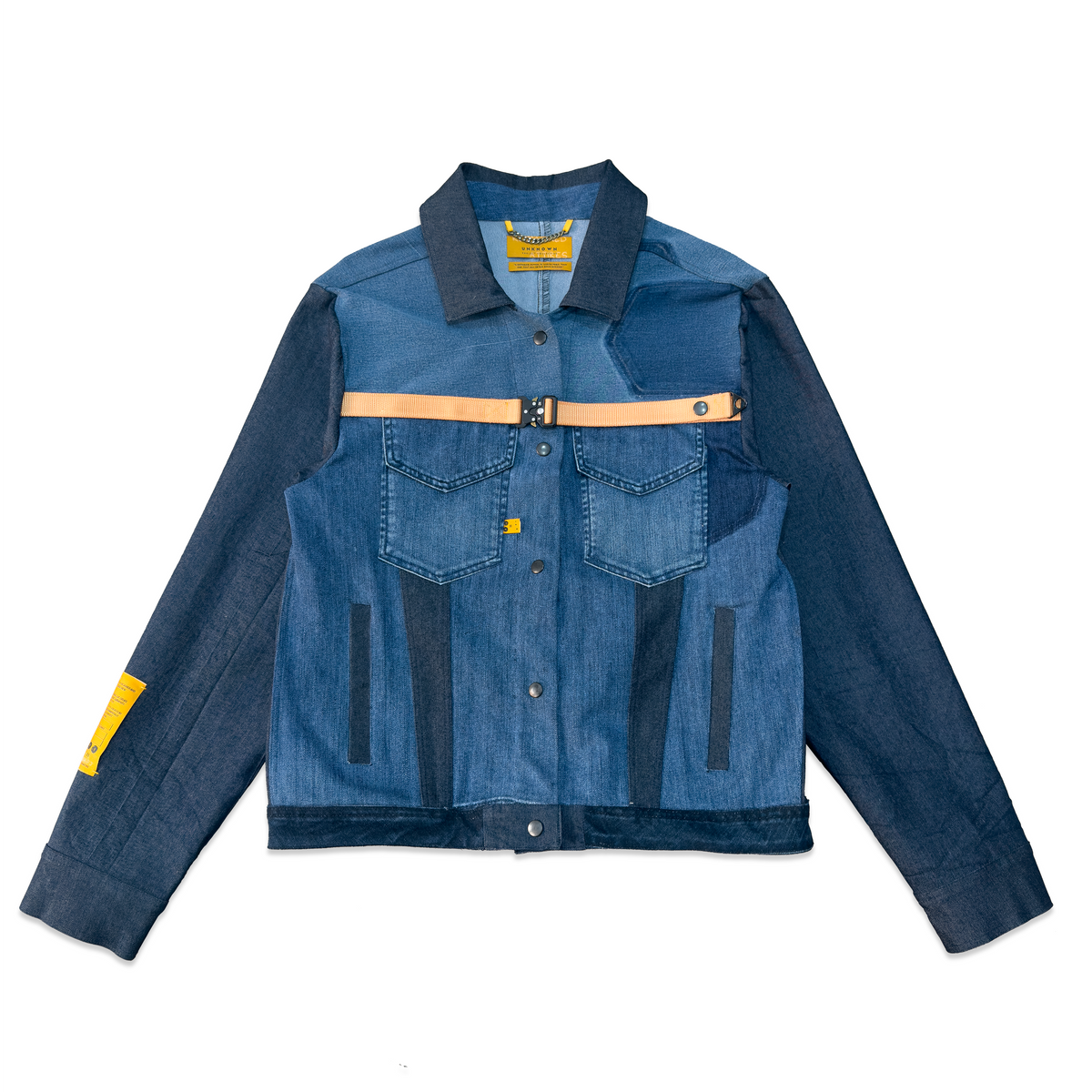CHAQUETA VAQUERA CON CINTURÓN RA BLUES