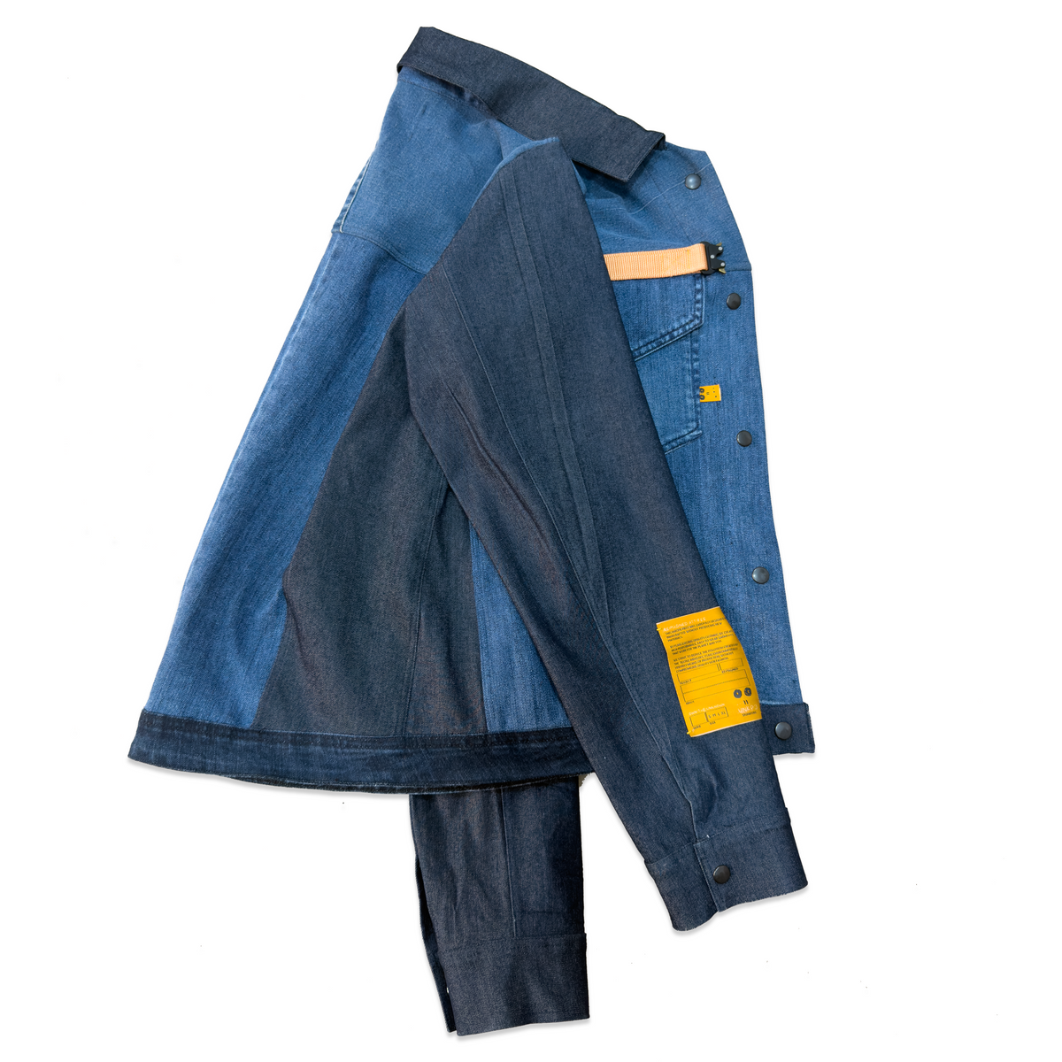 CHAQUETA VAQUERA CON CINTURÓN RA BLUES