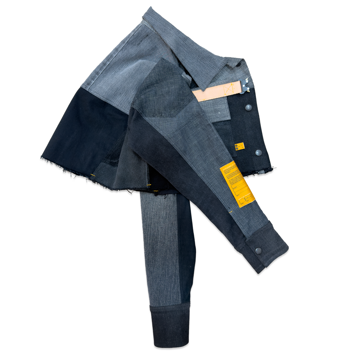 RA DENIM B. CROPPED JACKET DARK GREY