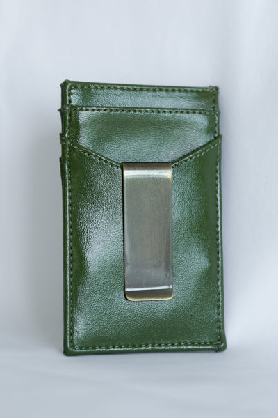 Green Nopal Clip Cardholder