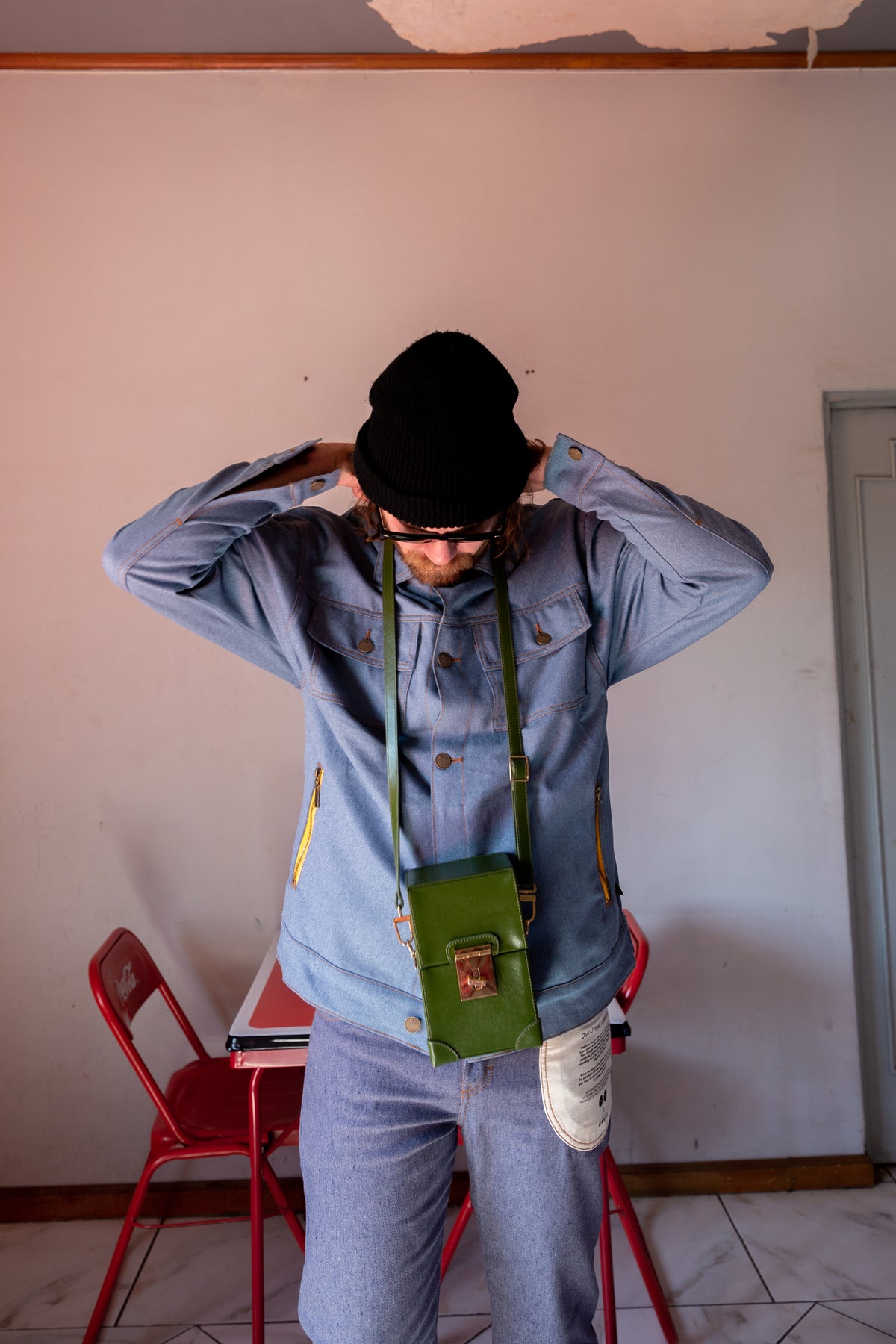 Chaqueta Ligera Azul Claro