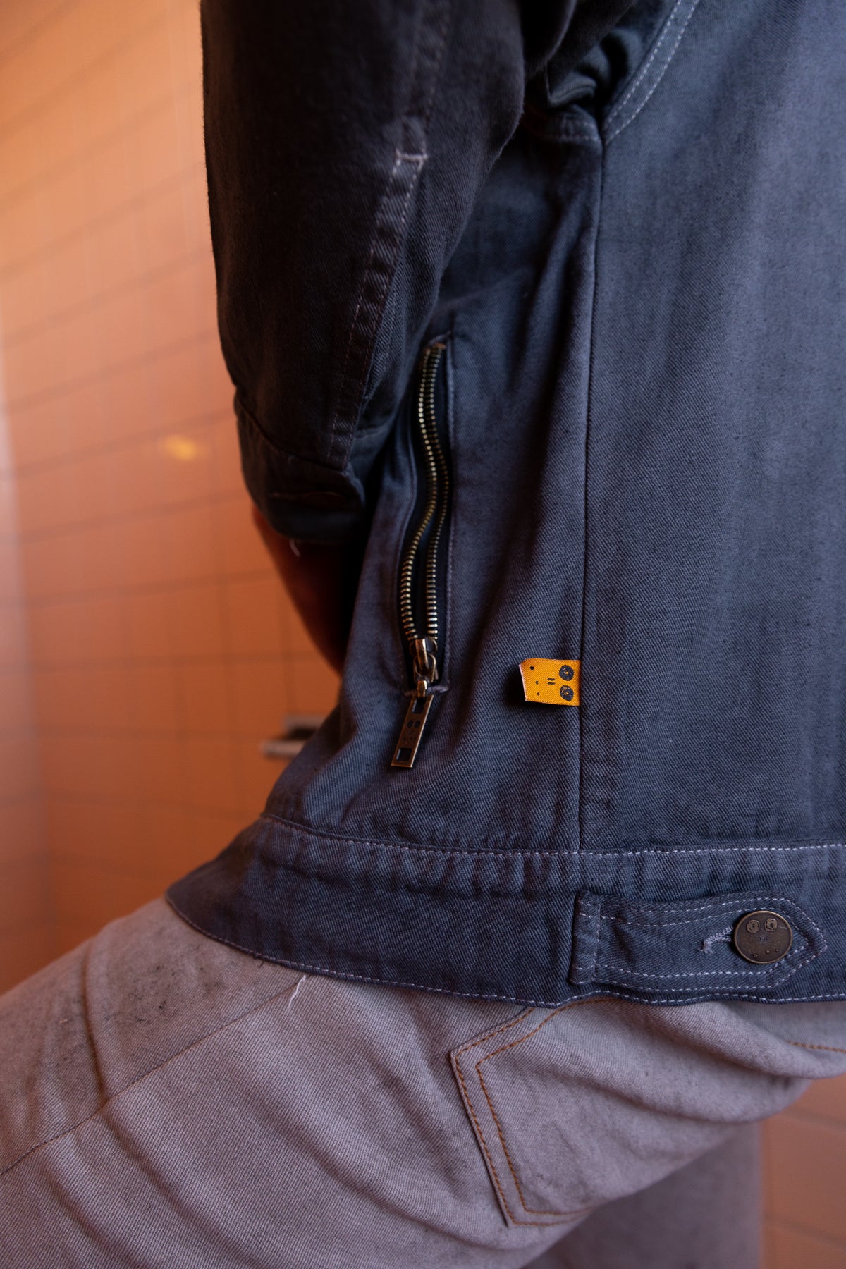 Chaqueta Ligera Gris Oscuro 